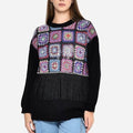 SEQUENCED KNITWEAR TOP
